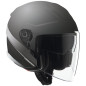 Casque Jet Tucano Urbano EL MAX noire mat graphique
