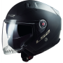 Casque Jet LS2 Infinity II OF603 Solid Mat noire ECE22.06