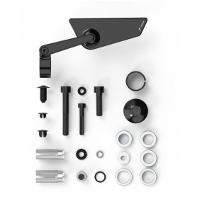 BS295B Spiegel Rizoma Cut-Edge rechts schwarz bar-end | MotoGM