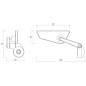 BS295B espejo Rizoma Cut-Edge derecho negro bar-end