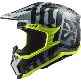 Helm LS2 MX703 X-FORCE BARRIER sky blue | MotoGM