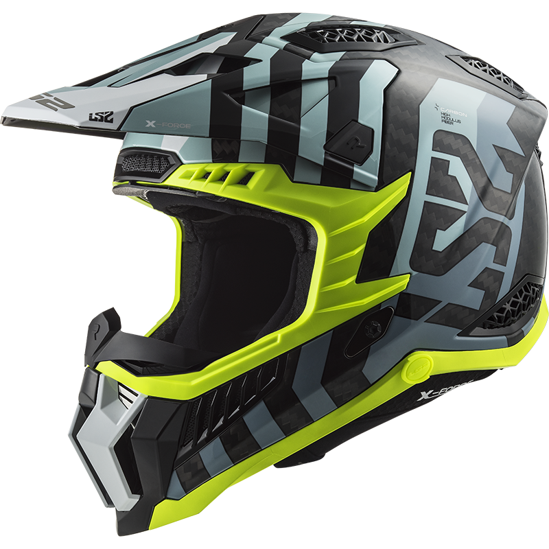 Casco LS2 MX703 X-FORCE BARRIER sky blue Casco LS2 MX703 X-FORCE BARRIER sky blue