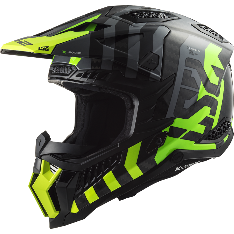 Casco LS2 MX703 X-FORCE BARRIER H-V yellow green Casco LS2 MX703 X-FORCE BARRIER H-V yellow green