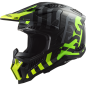 Casco LS2 MX703 X-FORCE BARRIER H-V yellow green Casco LS2 MX703 X-FORCE BARRIER H-V yellow green