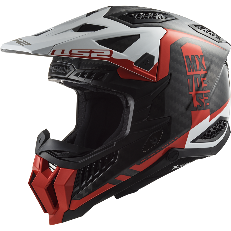 Casco LS2 MX703 X-FORCE VICTORY red white Casco LS2 MX703 X-FORCE VICTORY red white