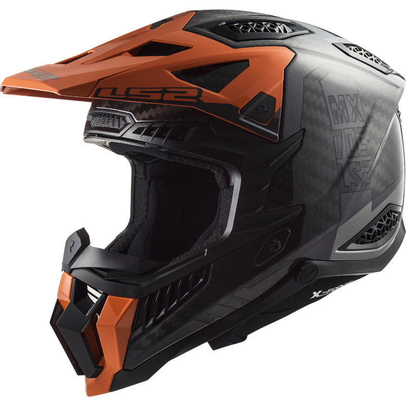 Helm LS2 MX703 X-FORCE VICTORY titanium orange