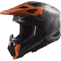 Casco LS2 MX703 X-FORCE VICTORY titanium orange