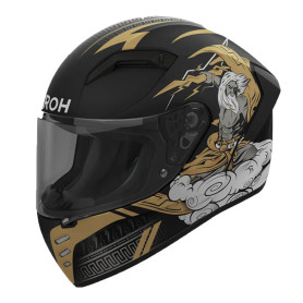 Casco integral Airoh CONNOR zeus negro opaco oro | MotoGM