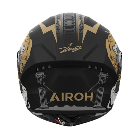 Casco integral Airoh CONNOR zeus negro opaco oro