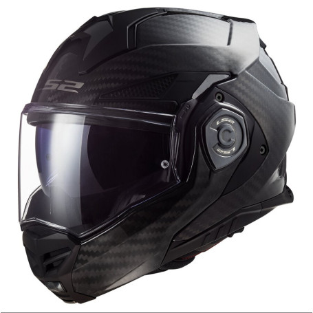 Casco modulare LS2 FF901 Advant X CARBON SOLID black matt