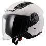 Casque jet LS2 OF616 AIRFLOW II SOLID blanc brillant