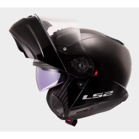 Casco modulare LS2 Strobe II nero lucido ECE22-06