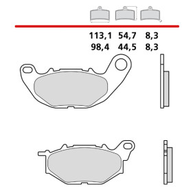 pastilla Brembo rosse sinterizzata delantero 07YA52sa para Yamah… | MotoGM