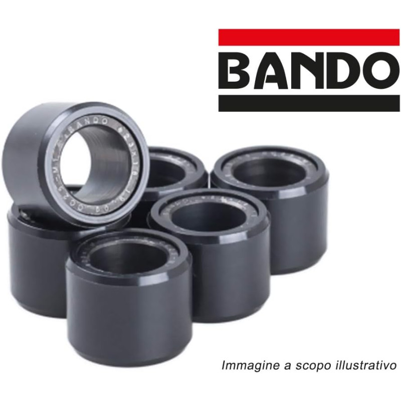 Kit 6 rulli bando 20X15 15G para Honda SH 125-150, forza 125, PCX 125,SH mode 125