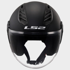 Casco jet LS2 AIRFLOW II SOLID Negro OPACO | MotoGM