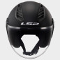 Casco jet LS2 AIRFLOW II SOLID Negro OPACO Casco jet LS2 AIRFLOW II SOLID Negro OPACO