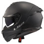 Casco LS2 FF808 Stream 2 solid nero opaco
