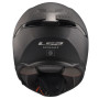 Casco LS2 FF808 Stream 2 solid nero opaco