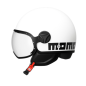Casco Momo design FGTR CLASSIC blanco brillante negro E2206 Casco Momo design FGTR CLASSIC blanco brillante negro E2206