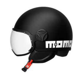 Casque Momo design FGTR CLASSIC noire matt blanc E2206