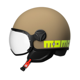 Helm Momo design FGTR CLASSIC sand matt lime E2206 | MotoGM