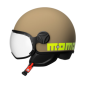 Casco Momo design FGTR CLASSIC sand matt lime E2206 Casco Momo design FGTR CLASSIC sand matt lime E2206