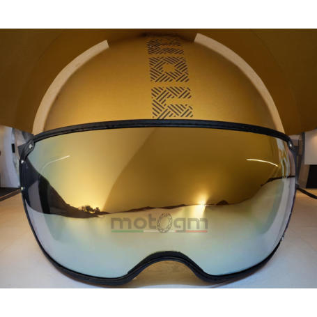 Visera casco  Momo Design 2024 Gold oro | MotoGM