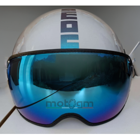 Visier casco  Momo Design 2024 Iridium Blau | MotoGM