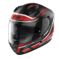 Casco Nolan N60-6 lancer negro opaco rojo blanco Casco Nolan N60-6 lancer negro opaco rojo blanco
