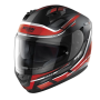 Casco Nolan N60-6 lancer nero opaco rosso bianco