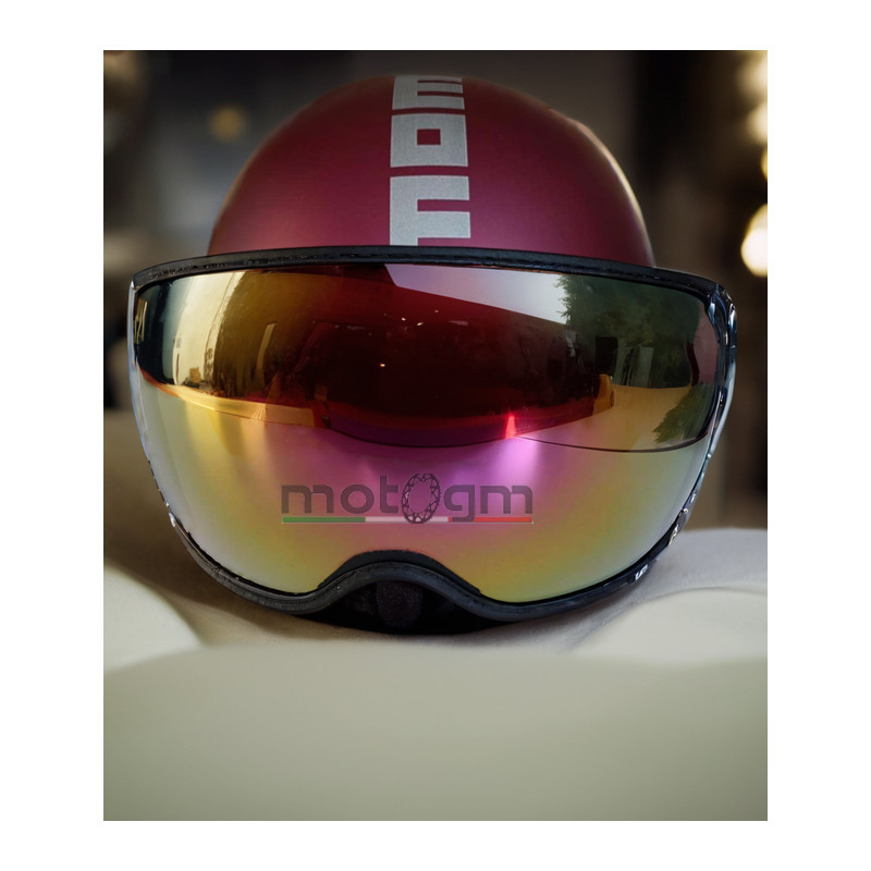 Visier casco Momo Design 2024 iridium rosa gold Visier casco Momo Design 2024 iridium rosa gold