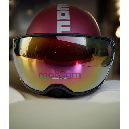 Visiera casco  Momo Design 2024 iridium rosa gold