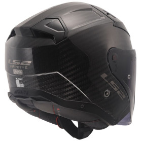 Casco jet LS2 OF603 Infinity II Carbono brillante | MotoGM