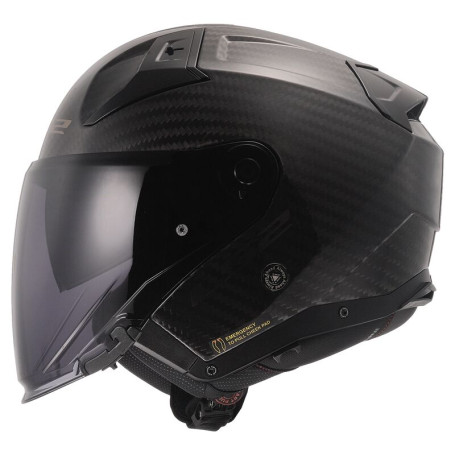 Jet Helmet LS2 OF603 Infinity II mat Carbon