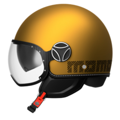 Casque Momo design FGTR EVO Hip ocre matt gris E2206