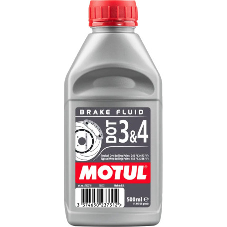 LIQUIDE DE FREIN MOTUL DOT 3-4, 500 ML
