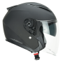 CGM 136A DNA mono mat black jet helmet