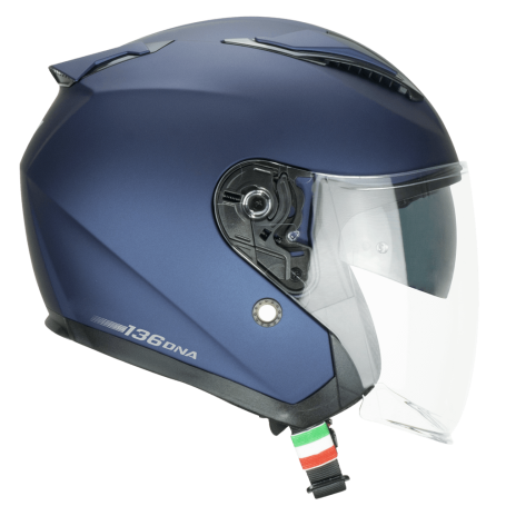 CGM 136A DNA mono mat blue jet helmet