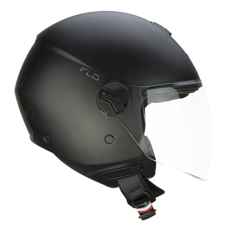 Casco Jet CGM 167 Flo nero opaco