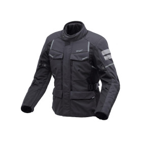 Chaqueta moto T-UR LAPLAND HYDROSCUD dark anthra black | MotoGM
