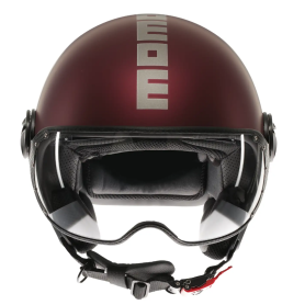 Casco Momo design FGTR EVO matt amarena silver ECE2206