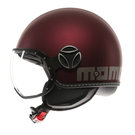Helm Momo design FGTR EVO matt amarena silver ECE2206 | MotoGM