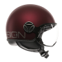Casque Momo design FGTR EVO cerise matt noire gris
