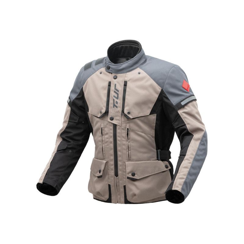 Chaqueta moto T-UR WAYPOINT HYDROSCUD sand dark grey Chaqueta moto T-UR WAYPOINT HYDROSCUD sand dark grey