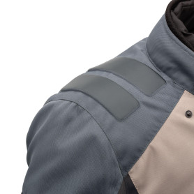 Chaqueta moto T-UR WAYPOINT HYDROSCUD sand dark grey | MotoGM