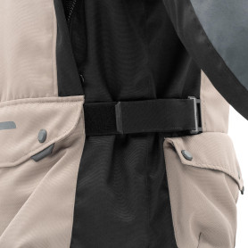 Chaqueta moto T-UR WAYPOINT HYDROSCUD sand dark grey | MotoGM