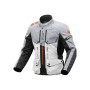 Moto jacket T-UR WAYPOINT HYDROSCUD light grey-grey