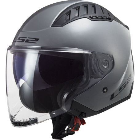 LS2 OF600 Copter II nardo grey ECE22.06 Jet Helmet