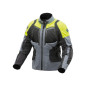 Jacke Motorrad T-UR USHUAIA HYDROSCUD grey yellow fluo