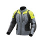 Chaqueta moto T-UR USHUAIA HYDROSCUD grey yellow fluo